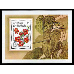 antigua stamp 759 local flowers 5 1984