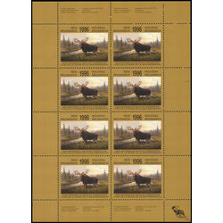 new brunswick conservation fund stamp nbw3f moose by david macintosh 1996