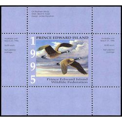 prince edward island wildlife federation stamp pew1 canada geese by brent r todd 6 1995