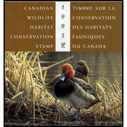 canadian wildlife habitat conservation stamp fwh11 redheads 8 50 1995