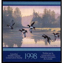 canadian wildlife habitat conservation stamp fwh14 ringnecked ducks 8 50 1998