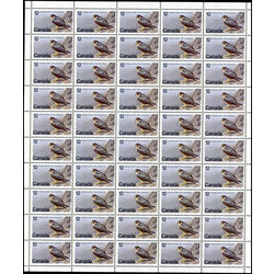 canada stamp 752 peregrine falcon 12 1978 m pane bl