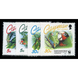 cayman island stamp 668 671 wolrd wildlife fund 1993