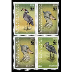 central africa stamp 1239 world wildlife fund 1999