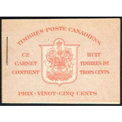 canada stamp bk booklets bk30c king george vi 1937 M VFNH FR