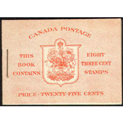 canada stamp bk booklets bk30c king george vi 1937 M VFNH EN