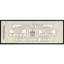 canada stamp bk booklets bk44 king george vi 1951 M VFNH BI