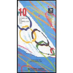 canada stamp bk booklets bk146 summer olympics 1992 C