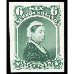 newfoundland stamp 35tcii victoria 6 1870