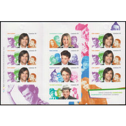 canada stamp bk booklets bk602 jim carrey 2014