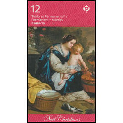 canada stamp bk booklets bk606 christmas madonna and child 2014