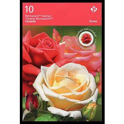 canada stamp bk booklets bk581 roses 2014