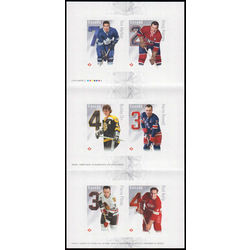 canada stamp bk booklets bk604 original six 2014