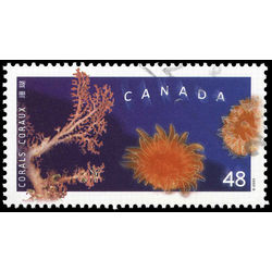 canada stamp 1950i north atlantic pink tree pacific orange cup and north pacific horn corals 48 2002