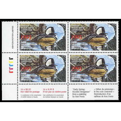 canadian wildlife habitat conservation stamp fwh9c merganser 8 50 1993