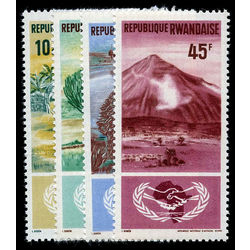 rwanda stamp 126 9 map of africa 1965