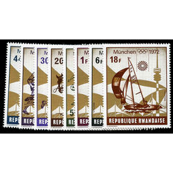 rwanda stamp 478 85 20th olympic games munich 1972