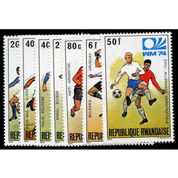 rwanda stamp 579 86 world cup soccer championship 1974