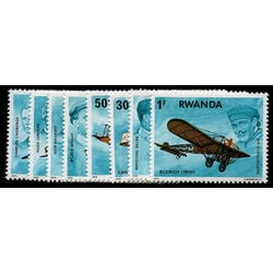 rwanda stamp 885 92 history of aviation 1978