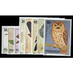 rwanda stamp 943 50 birds of the nyungwe forest 1980
