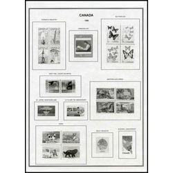 annual supplement for the harris canada stamp album