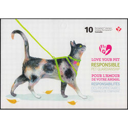 canada stamp bk booklets bk619 love your pet 2015