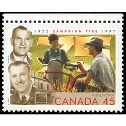 canada stamp canada stamp 1636iii j w and a j billes founders of canadian tire 45 1997