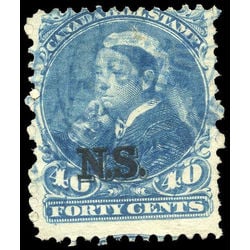 canada revenue stamp nsb14 federal bill stamp 40 1868