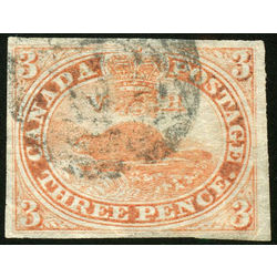 canada stamp 4 beaver used very fine 1852  5