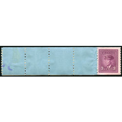 canada stamp 280strip king george vi 1948 m end strip 6