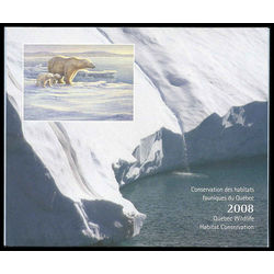 quebec wildlife habitat conservation stamp qw21 polar bears by pierre leduc 10 2008