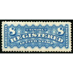 canada stamp f registration f3ii registered stamp mint vf 8 1876  3