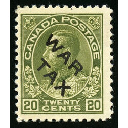 canada stamp mr war tax mr2c war tax mint vf 20 1915