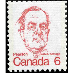 canada stamp 591v lester b pearson 6 1973