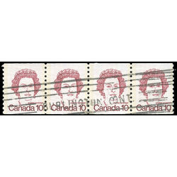 canada stamp 605iii queen elizabeth ii 10 1976 u vf strip 4