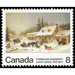 canada stamp 610v the blacksmith s shop 8 1972