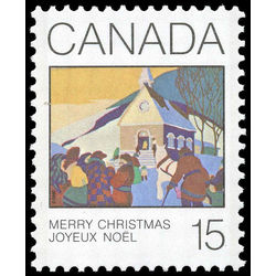 canada stamp 870iii christmas morning 15 1980