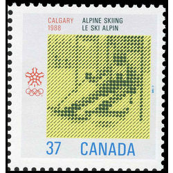 canada stamp 1195i alpine skiing 37 1988