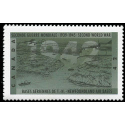 canada stamp 1449i newfoundland air bases 42 1992