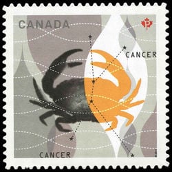 canada stamp 2452i cancer the crab 2011