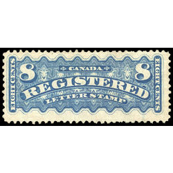 canada stamp f registration f3a registered stamp mint very fine no gum 8 1876