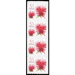 canada stamp 2128ii red bergamot blossom 51 2006 m vfnh end strip