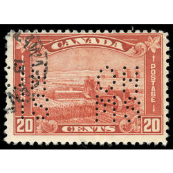 canada stamp o official o8 175 harvesting wheat 20 1930
