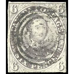 canada stamp 2 hrh prince albert used very good 6d 1851