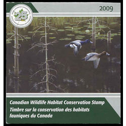canadian wildlife habitat conservation stamp fwh25 lesser scaup 8 50 2009