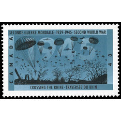 canada stamp 1544i crossing the rhine 43 1995