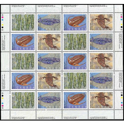 canada stamp 1282a prehistoric life in canada 1 1990 m pane