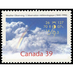 canada stamp 1287ii rainbow in clouds 39 1990