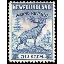 canada revenue stamp nfr39 caribou 50 1942