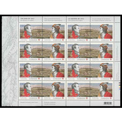 canada stamp 2555a the war of 1812 2012 m pane